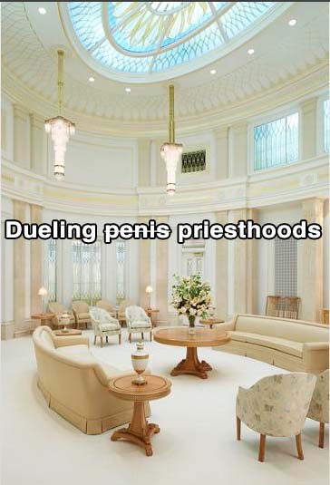 Mormon Phoenix Temple Dueling Penises.