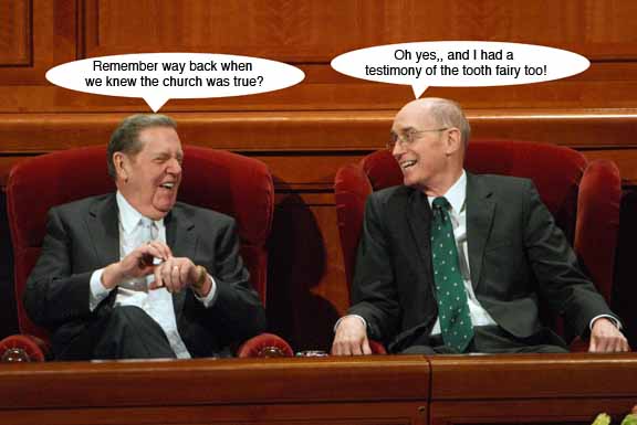 Jeffrey Holland tooth fairy testimony.