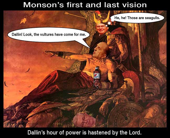 Thomas Monson - Dallin Oaks - vultures and seagulls.