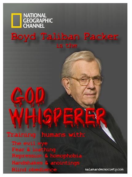 Boyd K Packer - Gospel whisperer.