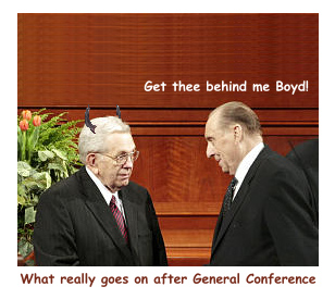 Monson - Get thee behind me, Packer!.