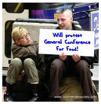 General Conference protest.