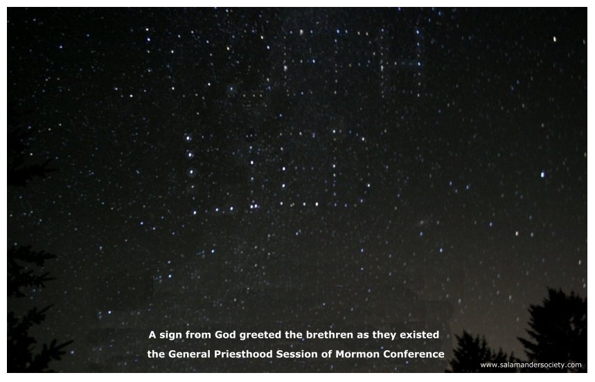 General Priesthood Session message in the stars.