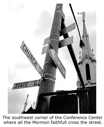 Mormon Church and Utah State - the same.