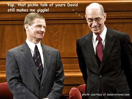 David Dednar in a pickle.