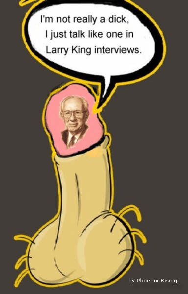 Hinckley Dickhead on Larry King.