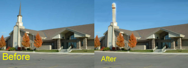 Phallus stake.