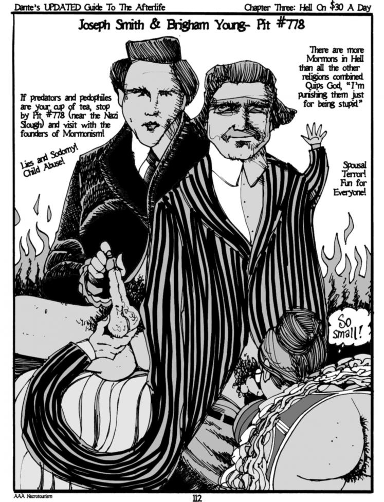 Joseph and Brigham in purgatory.