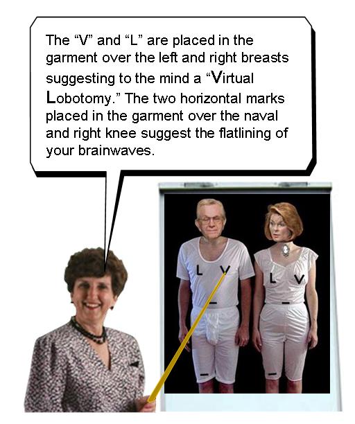 Boyd Packer and Sheri Dew garment instructions flatten the mind.