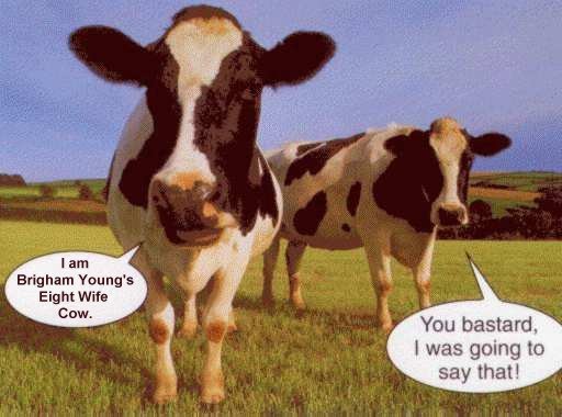 Brigham Young 8 cow wive.