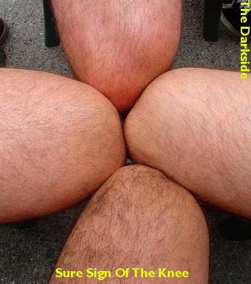 The sure sign of the knees.