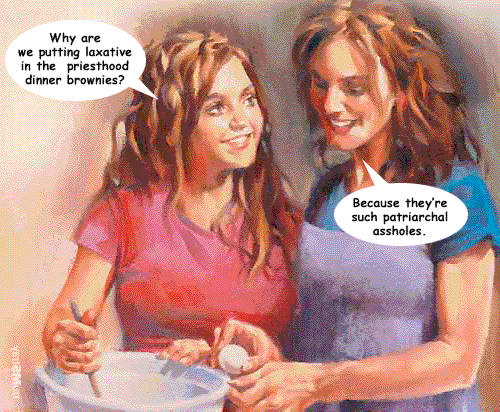 Priesthood asshole brownies.