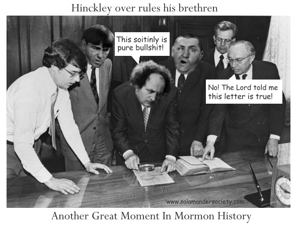 Mark Hofmann - Gordon Hinckley - The Salamander and Three Stooges.