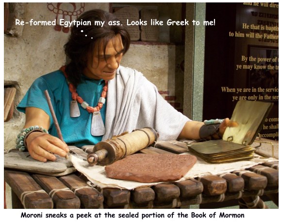 Mormon translating - Greek to me.