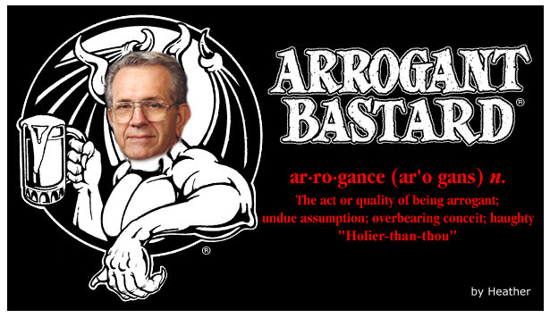 Arrogant Bastard Boyd K Packer.